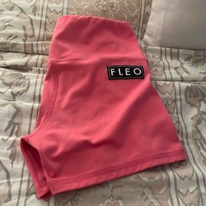 Hot pink 2.5 inch fleo shorts